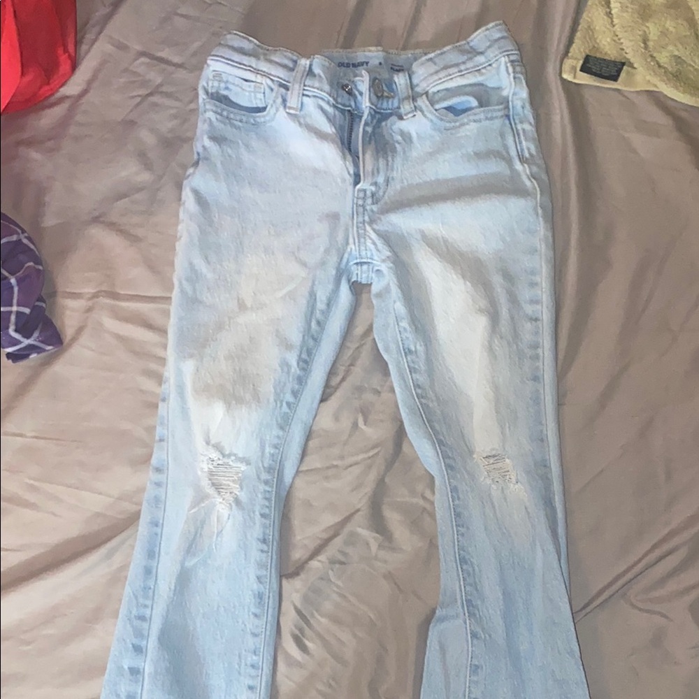 Old Navy Light Blue Straight Leg Jeans